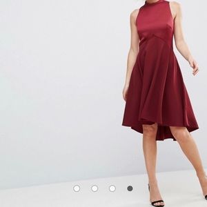 Ted Baker high neck red dress